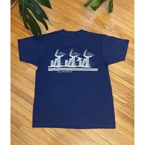 Vintage 80s 90s Large Myrtle Beach SC Pelican Beach Single Stitch T-Shirt USA